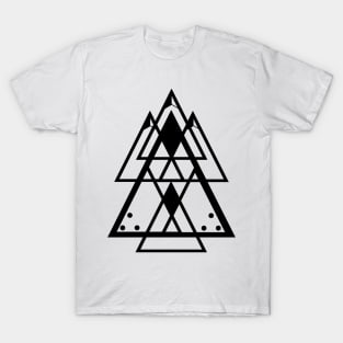 Triangles art, sacred geometry T-Shirt